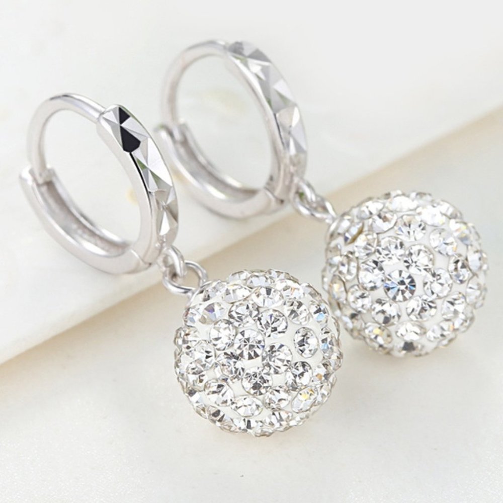 Rhinestone Earrings LX1190502